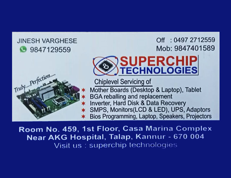 SUPERCHIP TECHNOLOGIES-CHIP LEVEL SERVICING